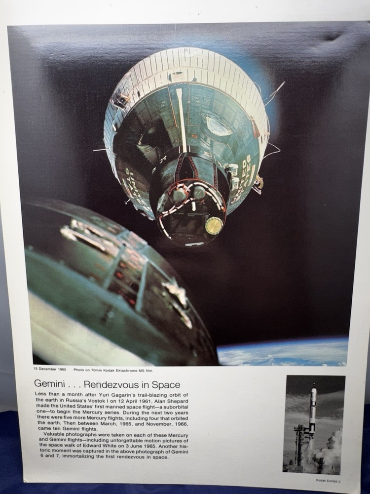 NASA Kodak Space Program Numbered Photographs Assorted Lot