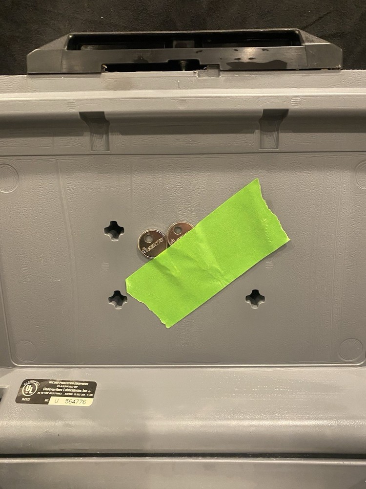 Sentry Safe 2100 Fire Proof Safe with 2 Keys Lock Box FIRE-SAFE® Security Chest