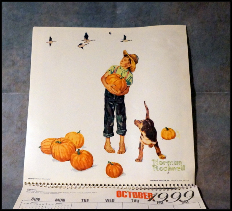 1999 Norman Rockwell Appointment Calendar #E102