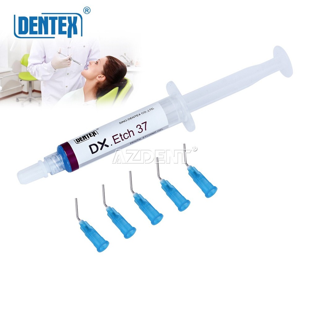 Dentex Dental Acid Etch Etching Gel 37% 5ml/syringe