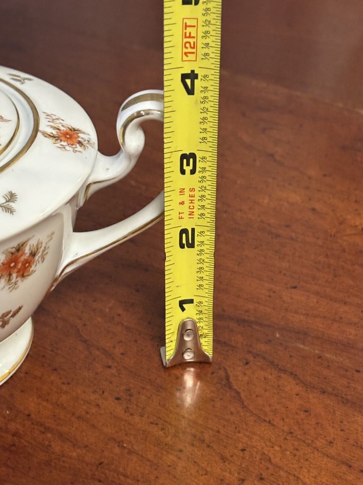 Noritake Vintage Double Handled Covered Sugar Bowl - Dulcy Pattern