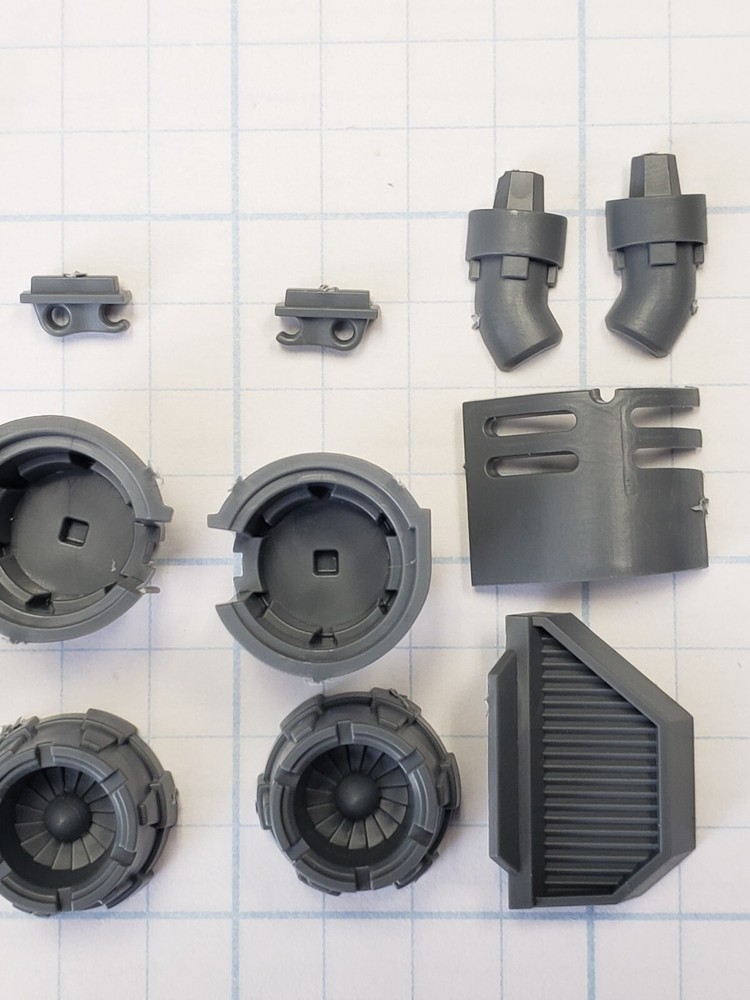 40k Space Marine Bits Primaris Gladiator Engine Housing Intake Exhaust