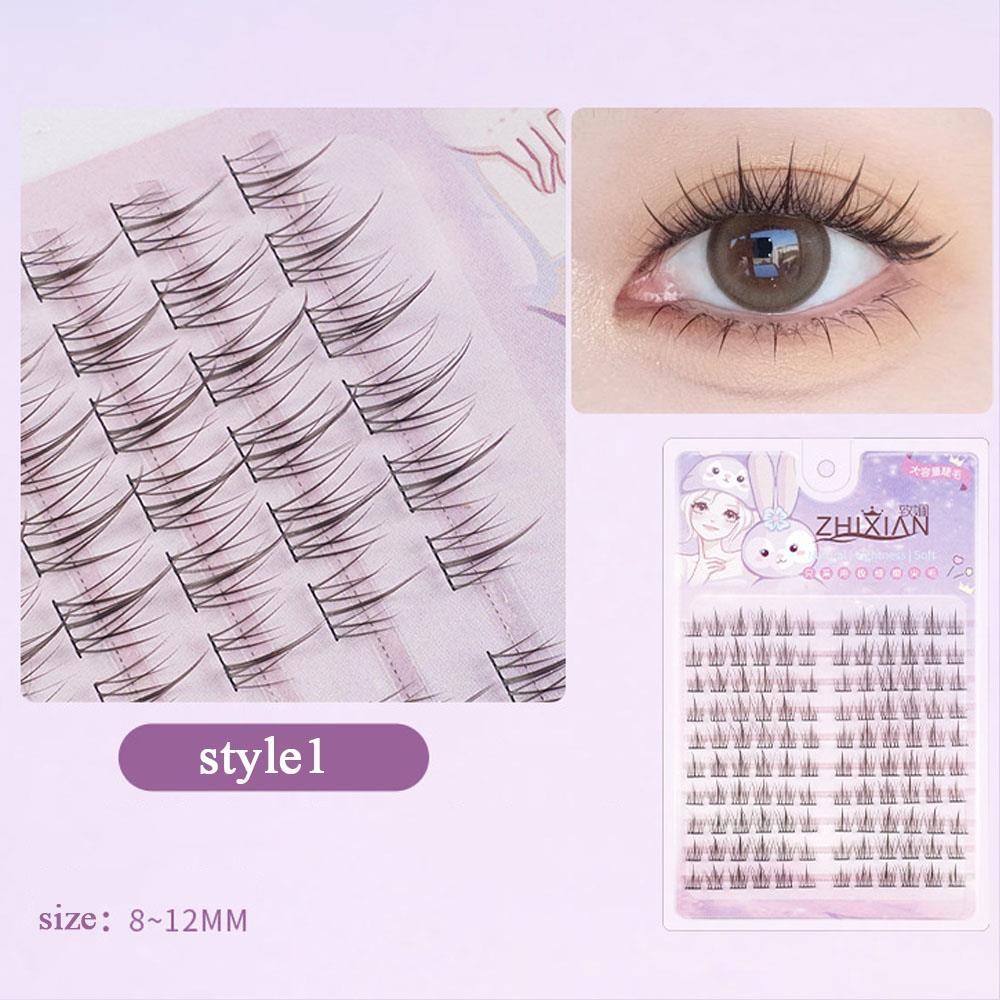 Segmented False Eyelashes Set 10 Rows Natural Look Easy to Apply