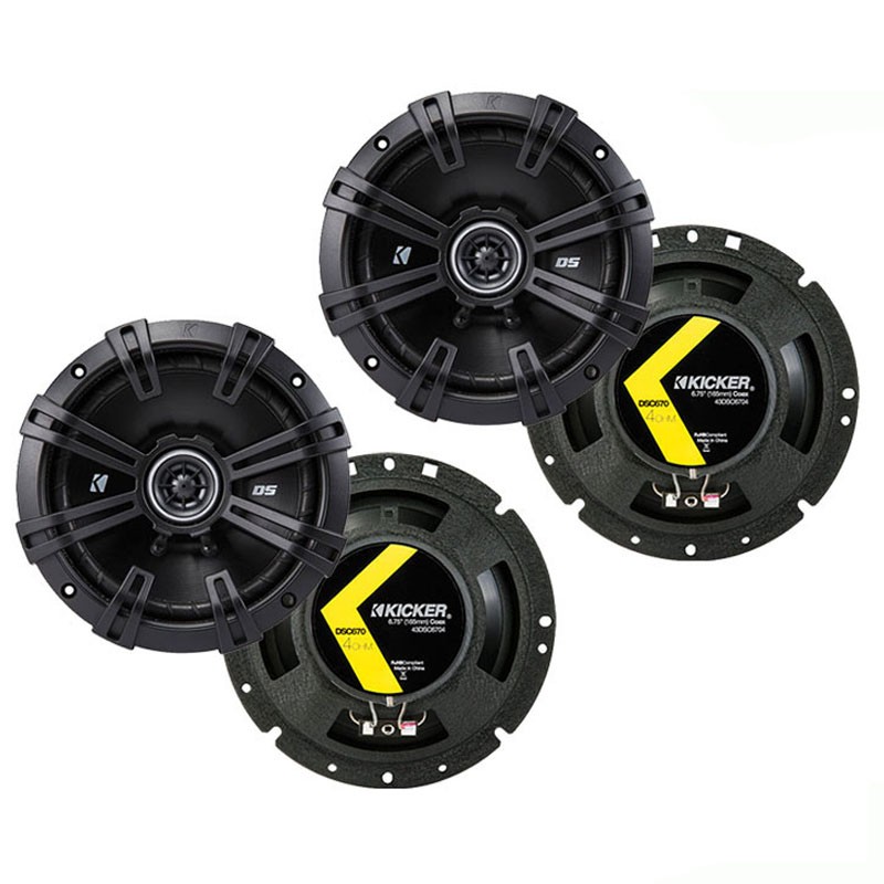 Fit Dodge Durango 2008-2009 Factory Speaker Replacement Kicker (2) DSC67 Package