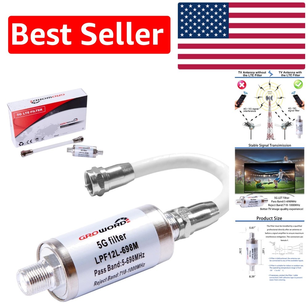 5G Filter for TV Antenna - Reduce Interference, Improve Channels