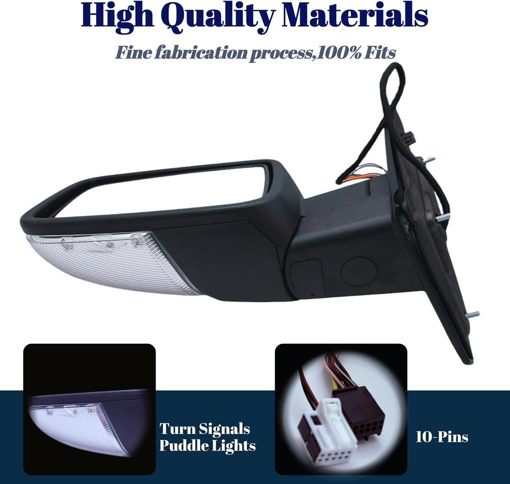 Left Mirror for Dodge Ram 2013-2018 Heated