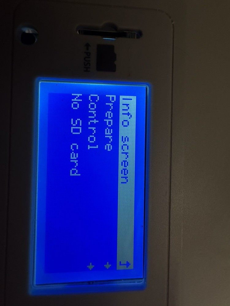 Entina Mini 3D Printer Tina 2 Basic V.9 Works no micro sd card