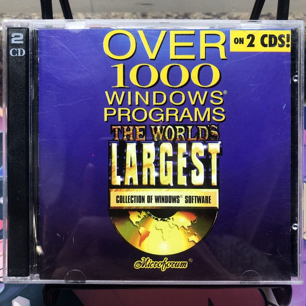Over 1000 Windows Games Worlds Largest Collection of Windows Programs PC 1995#ML