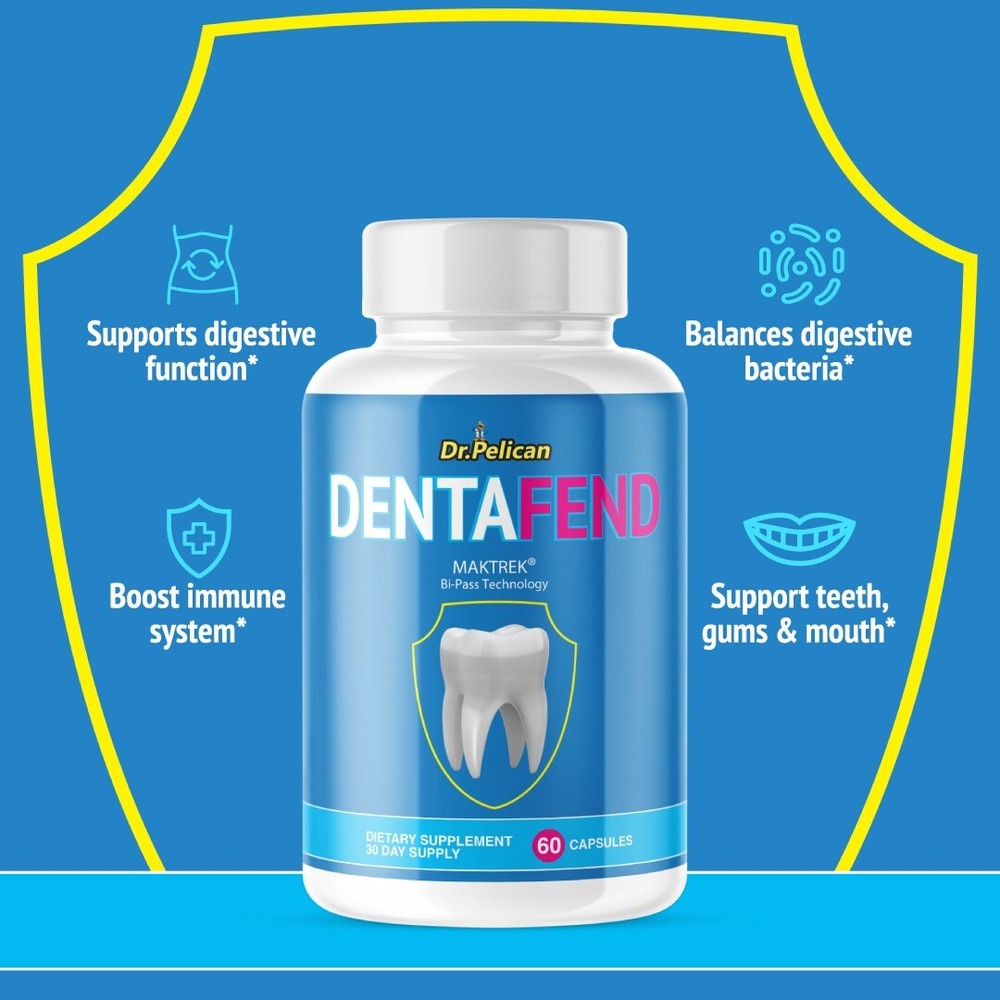 Dentafend- Oral & Digestive Support- 60 Capsules