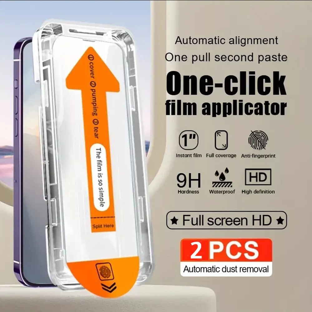 IPhone 16 Pro Max 6.9" - Tempered Glass Screen Protector - Shatterproof (2 Pack)