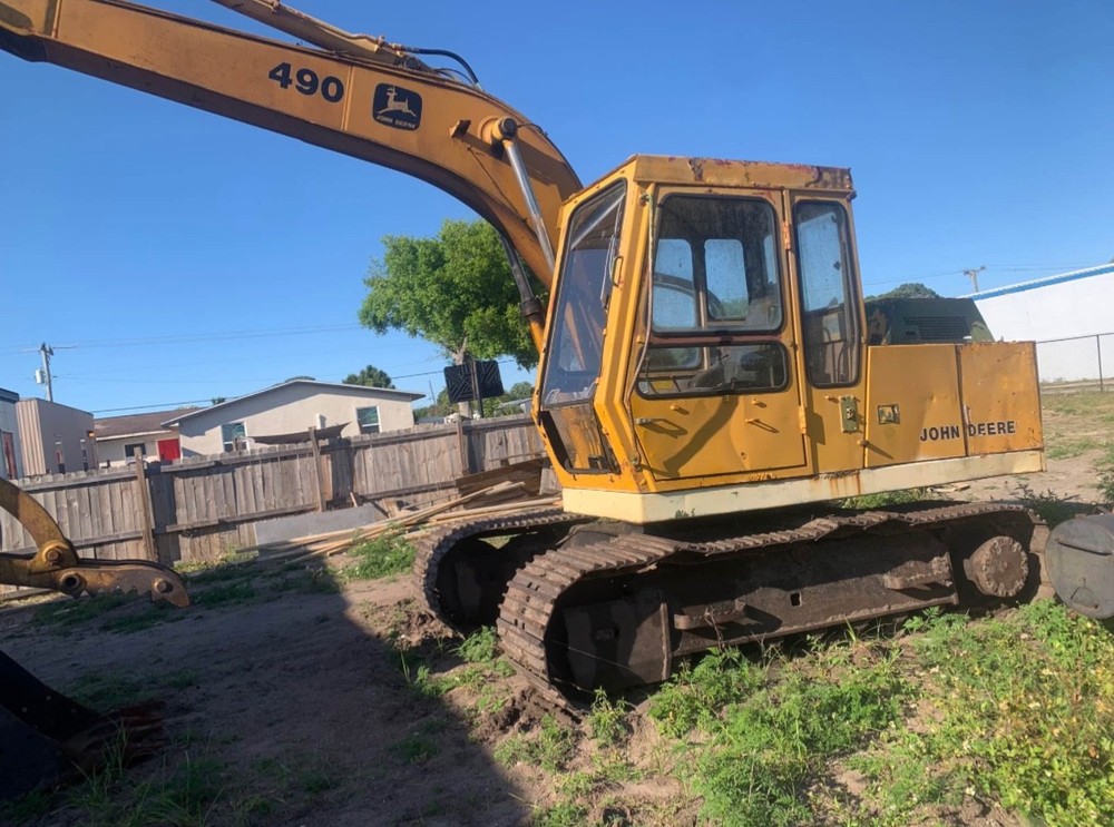 490 john deere excavator