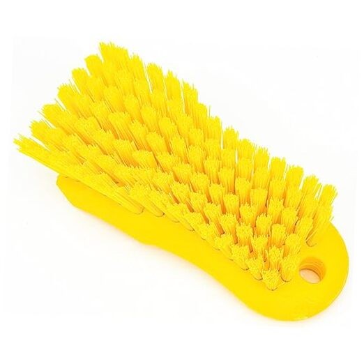 Plastic Cutting Board Scrub Brush with Hanging Hole for Solid Color 6 Yellow