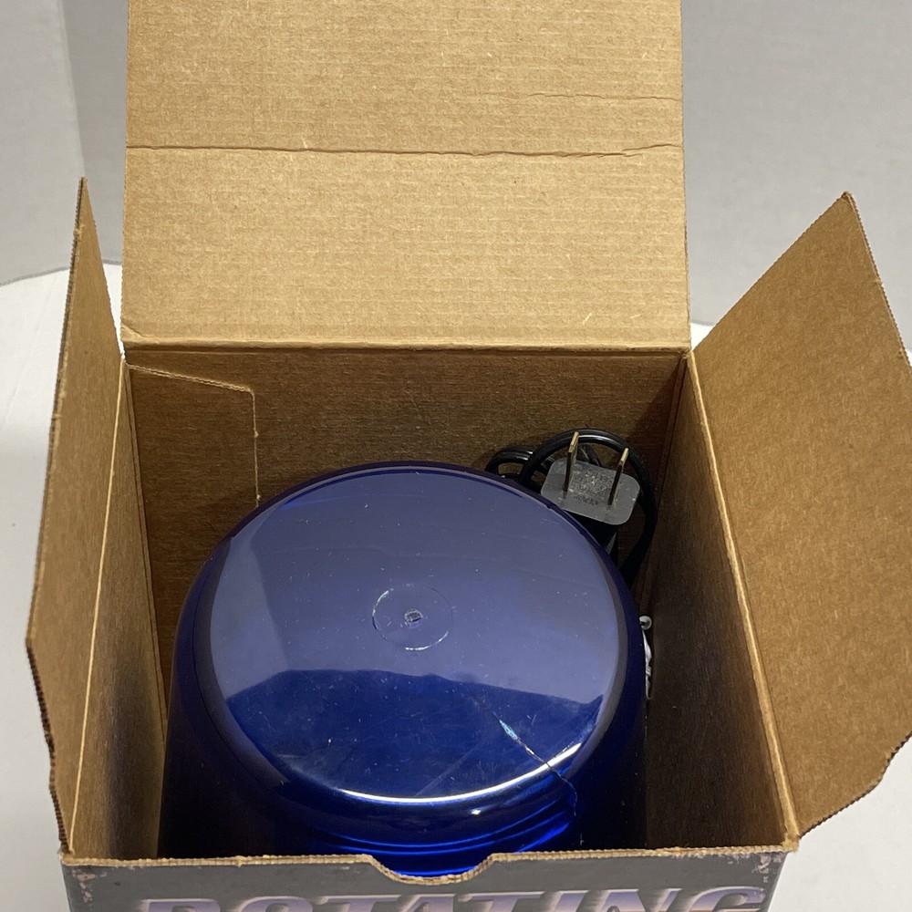 Rotating Multi Flasher with Red and Blue Domes with Extra Bulbs