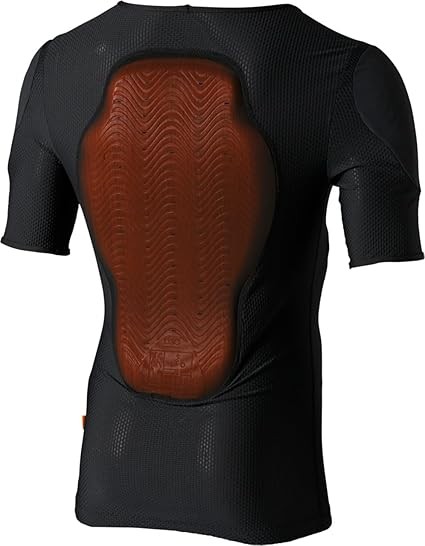 Fox Racing Baseframe Pro Short Sleeve Chest Guard Black, Small