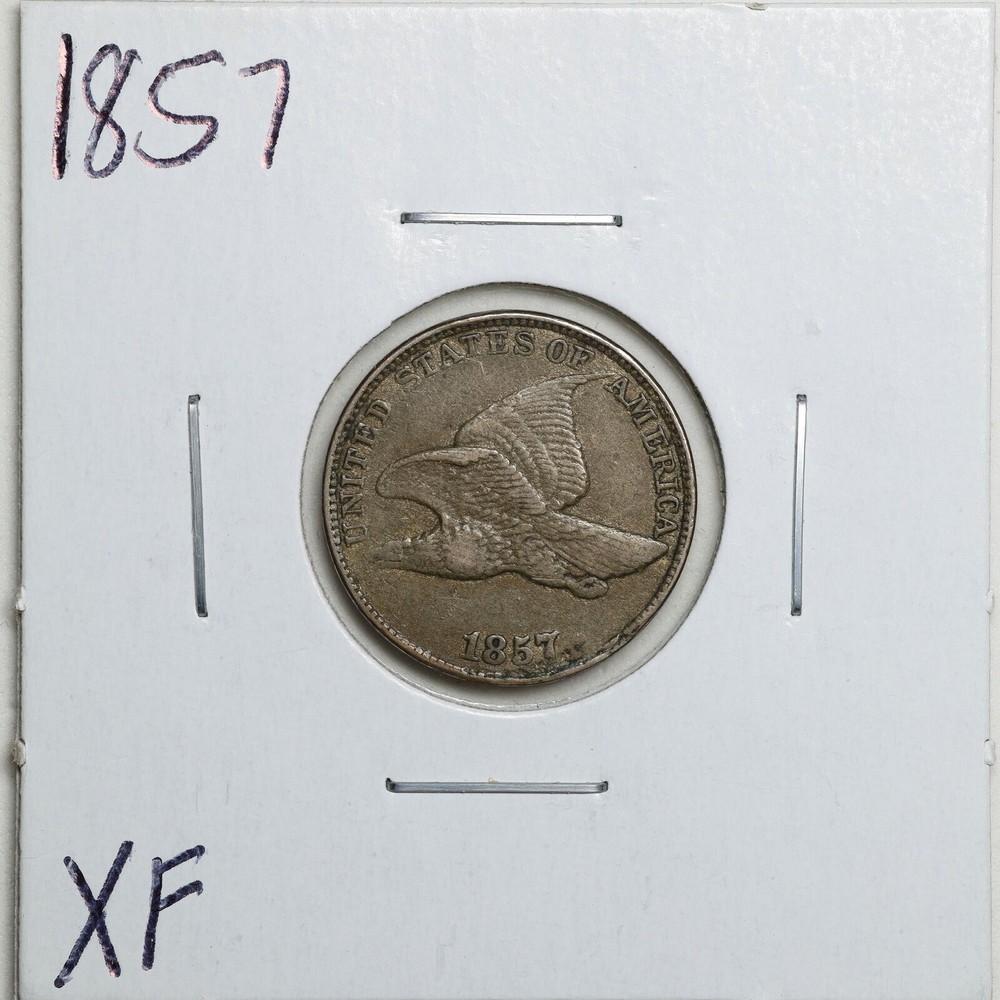1857 1C Flying Eagle Cent in XF Condition #04532