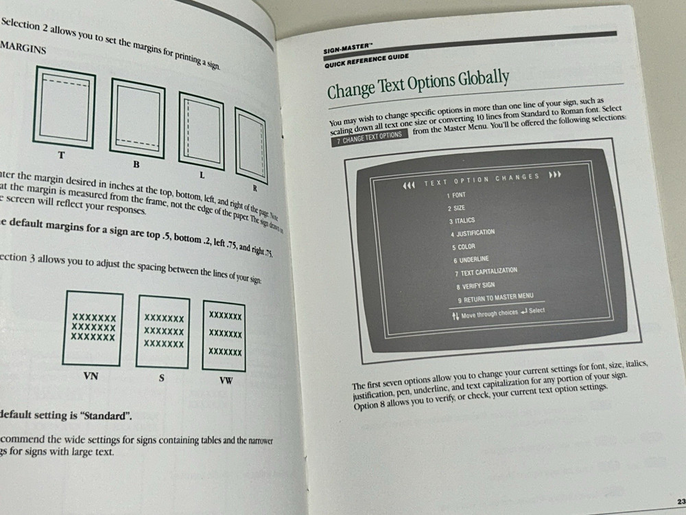 Sign-Master Quick Reference Guide BOOK ONLY Decision Resources