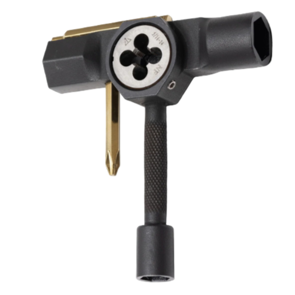 Slappy ST1 Skateboard Tool with Rethreader Black
