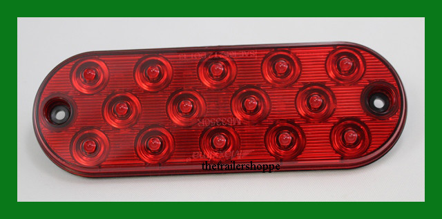 Maxxima 6" Low Profile Oval 14 LED Stop, Tail, Turn Light M63350R
