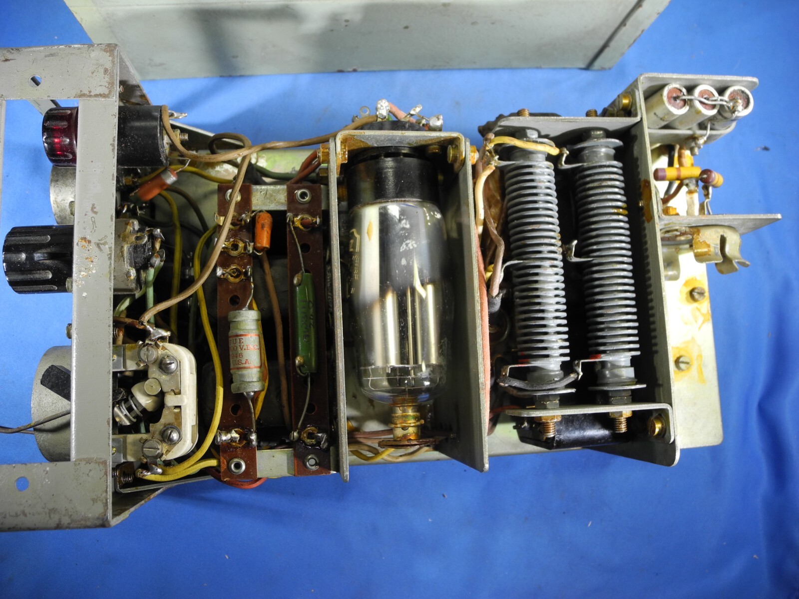 WW2 British Army Wireless radio Power Supply & LF Amplifier # 1 ZA 21531