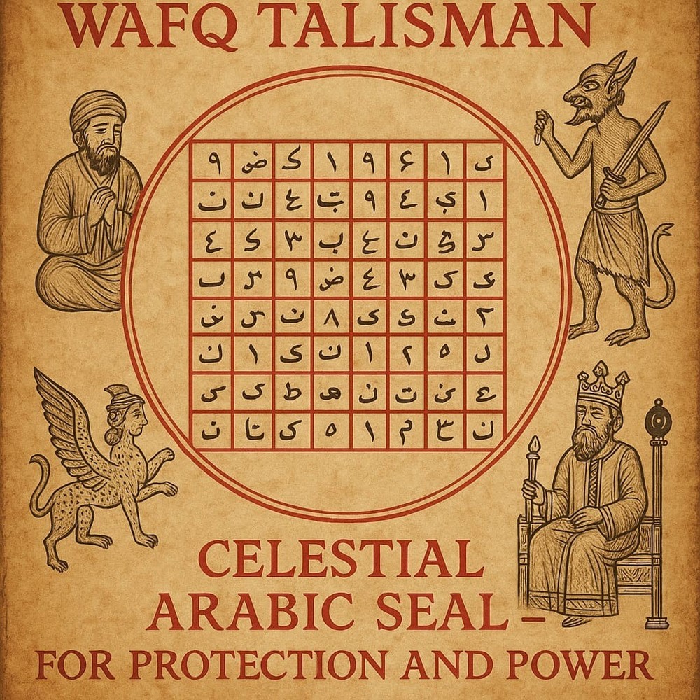 Celestial Arabic Seal – For Protection and Power