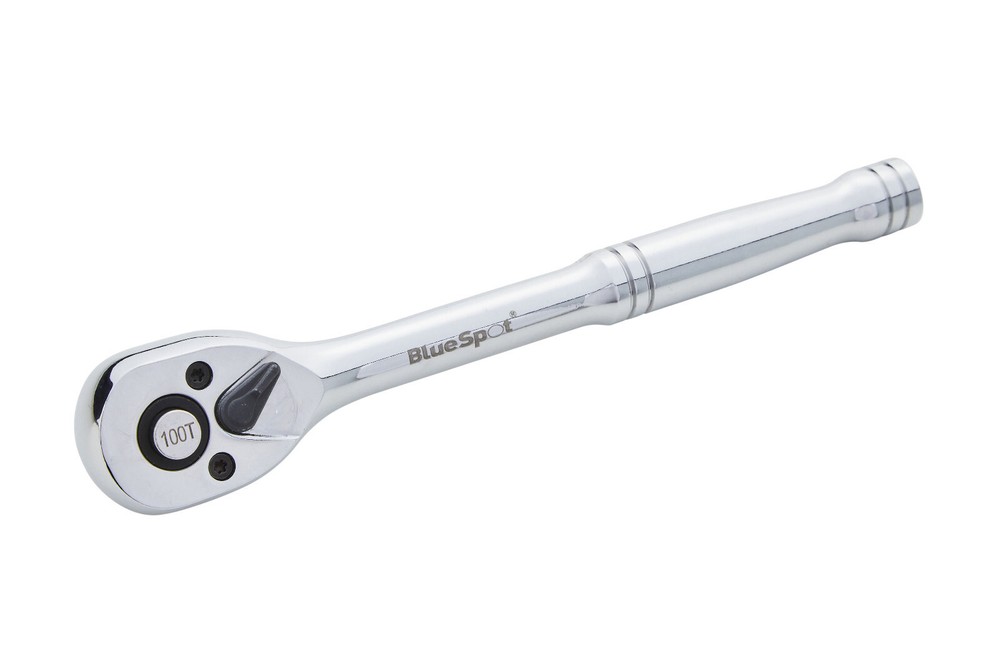 Blue Spot Tools 3/8''D Ratchet 100 Teeth Quick Release Flip Reverse