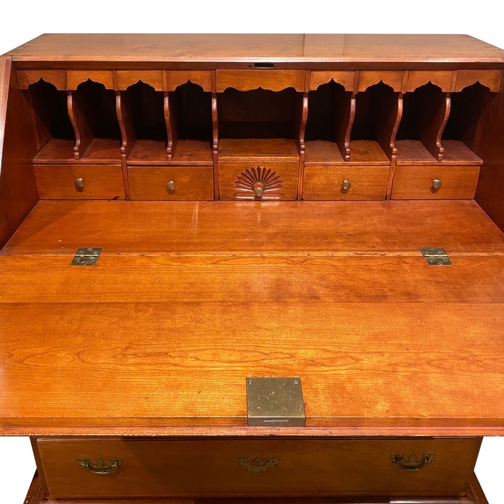 18th Century American Cherry Desk on Frame