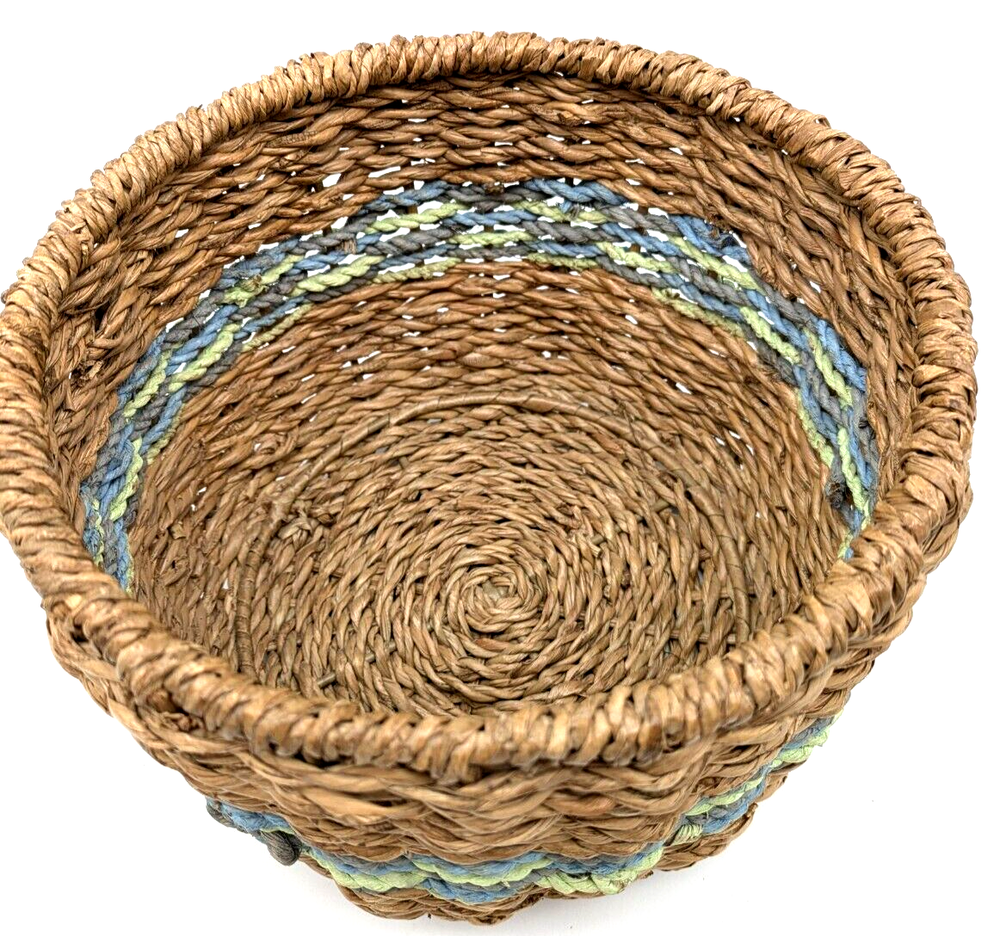 Brown Woven Rattan Basket Home Decor