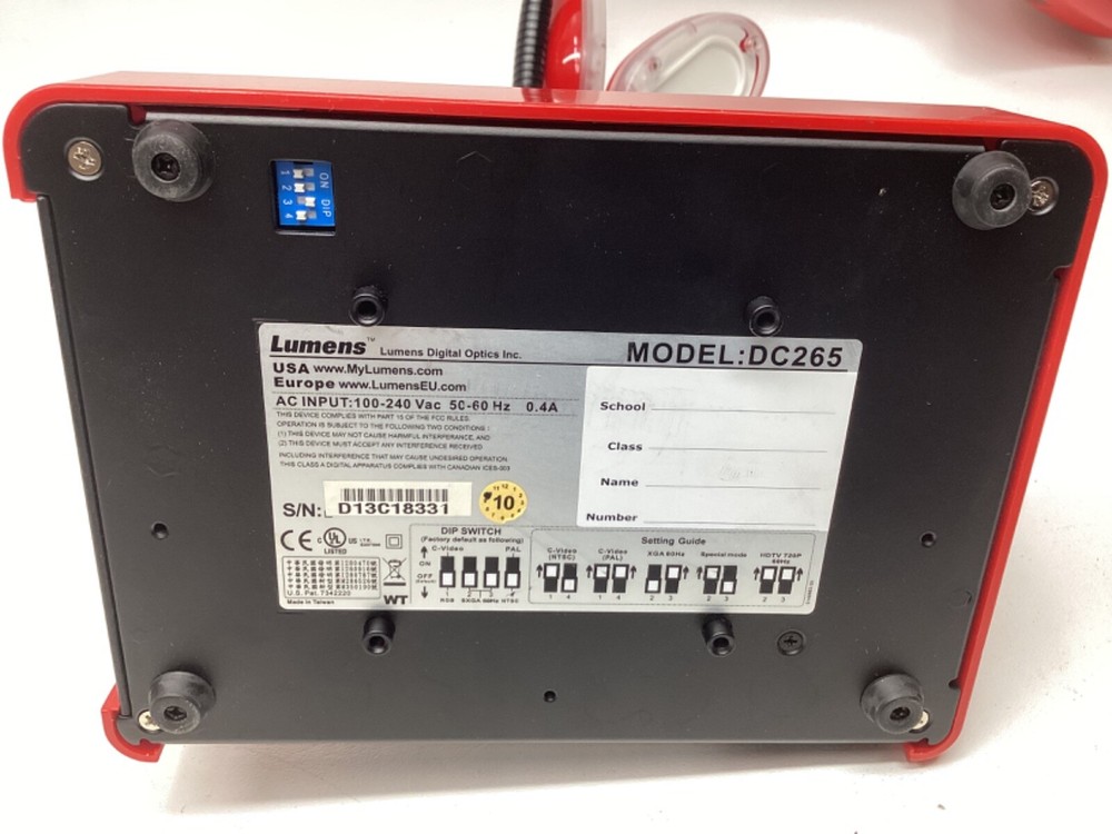 Lumens DC265 Full HD Document Camera Visualizer 1080p