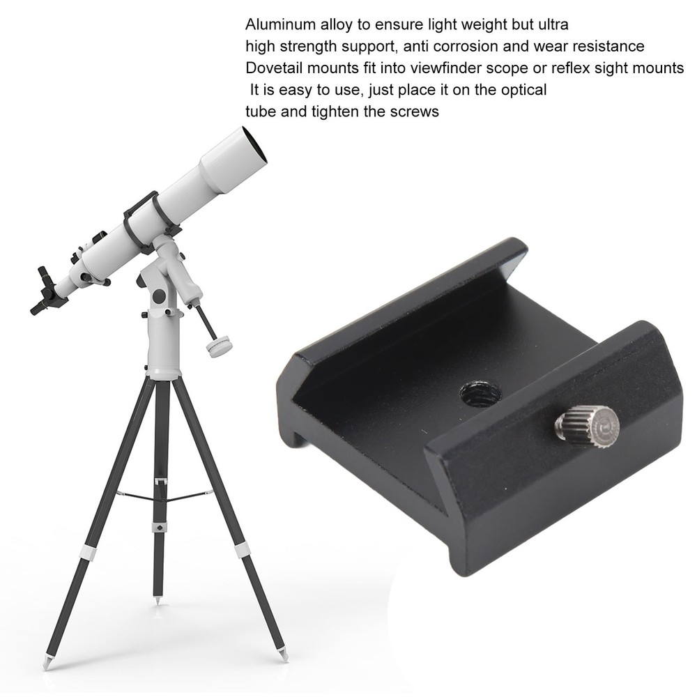 Telescope Finderscope Mounting Bracket Finder Scope Base Dovetail Bracket Se BEA