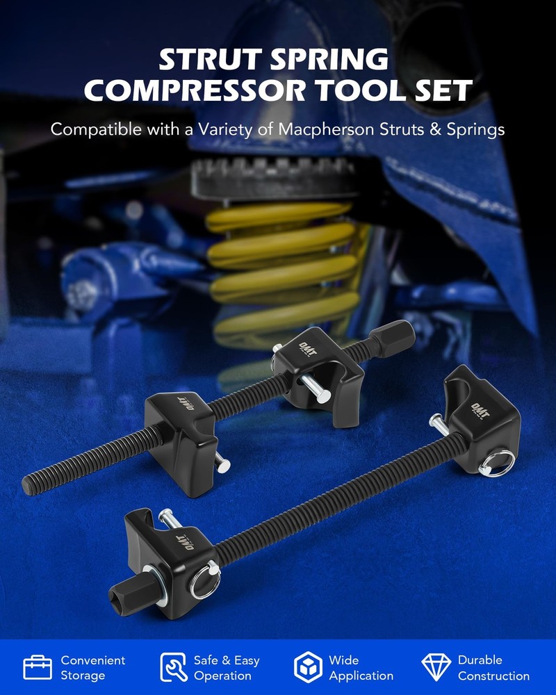 Orion Motor Tech 2pc Macpherson Strut Spring Compressor Tool Set with 10.5
