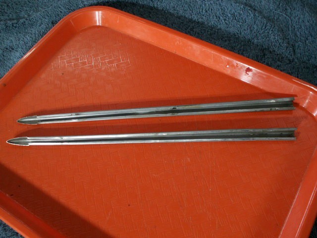 OEM Harley Panhead fender spears, super solid and straight
