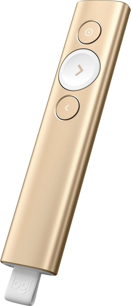 Logitech - Spotlight Presentation Remote - Gold (910-004860)