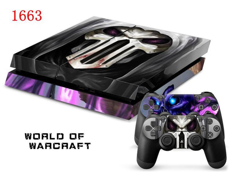 Sony PS4 Console and Controller Skins -- Design #1663 ww