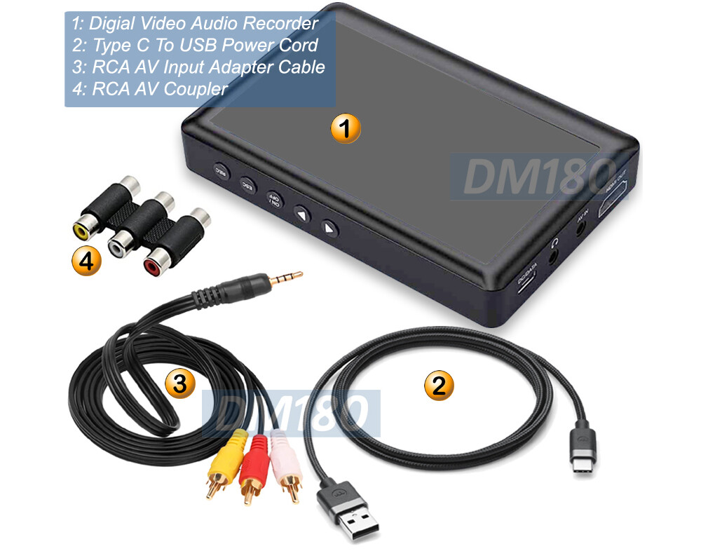 MP4 Video Recorder Player MP3 Audio Recorder Player 4.3" Screen Out