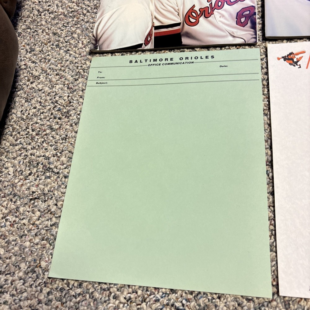 baltimore orioles 1979-1986 Program & Yearbook Lot