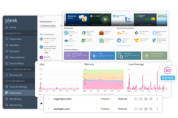 Plesk Web Admin Edition for VPS