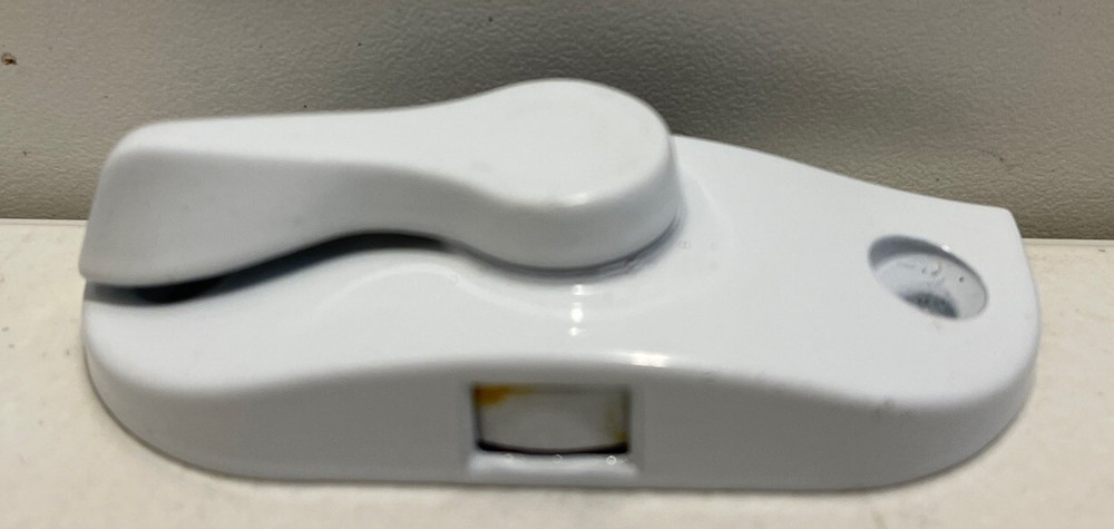 White Sash Lock Double Hung Window Latch Model 2A Red Indicator Replacement