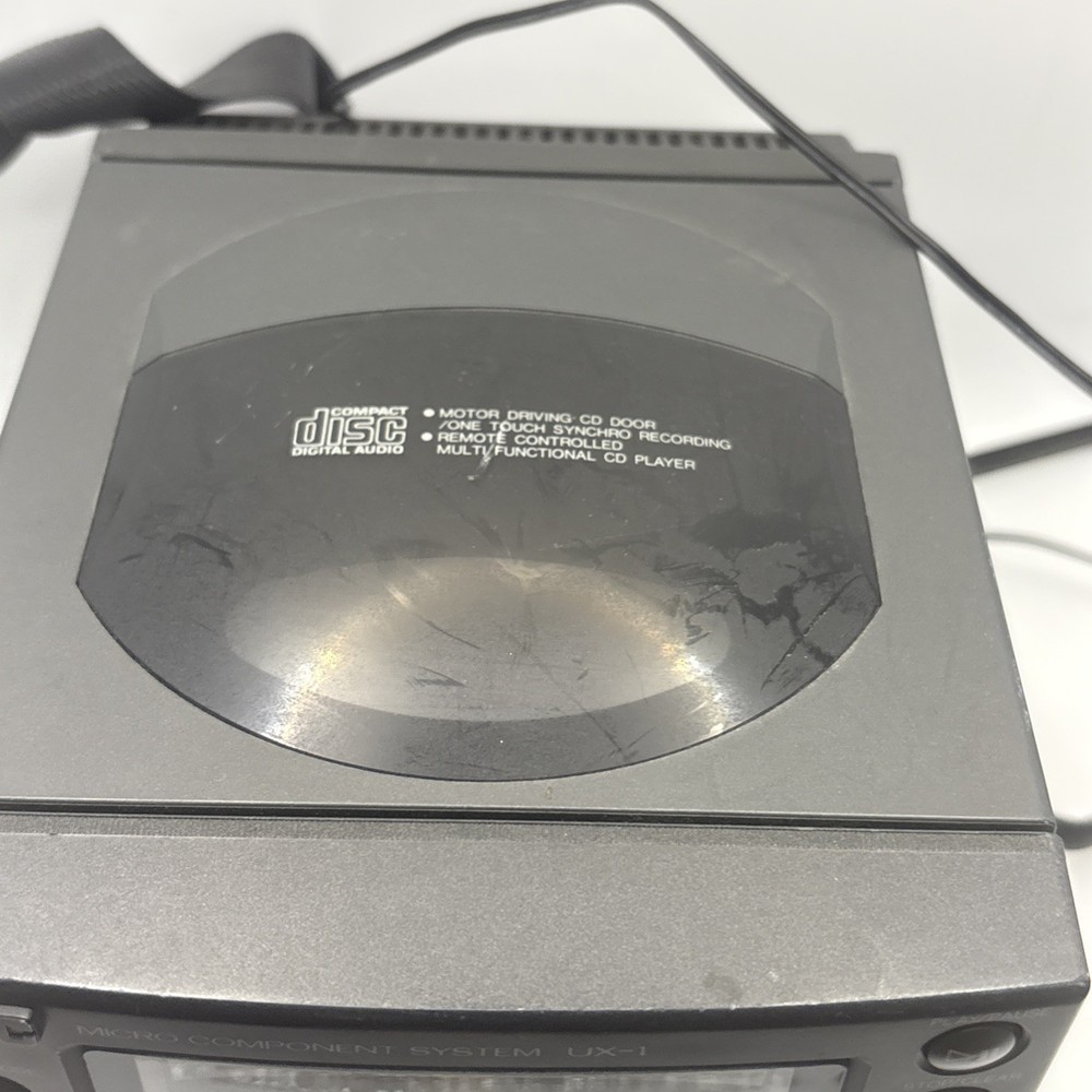 JVC UX-RL1 UX-RA1 MICRO COMPONENT SYSTEM CD PLAYER AM/FM STEREO ONLY UNTESTED