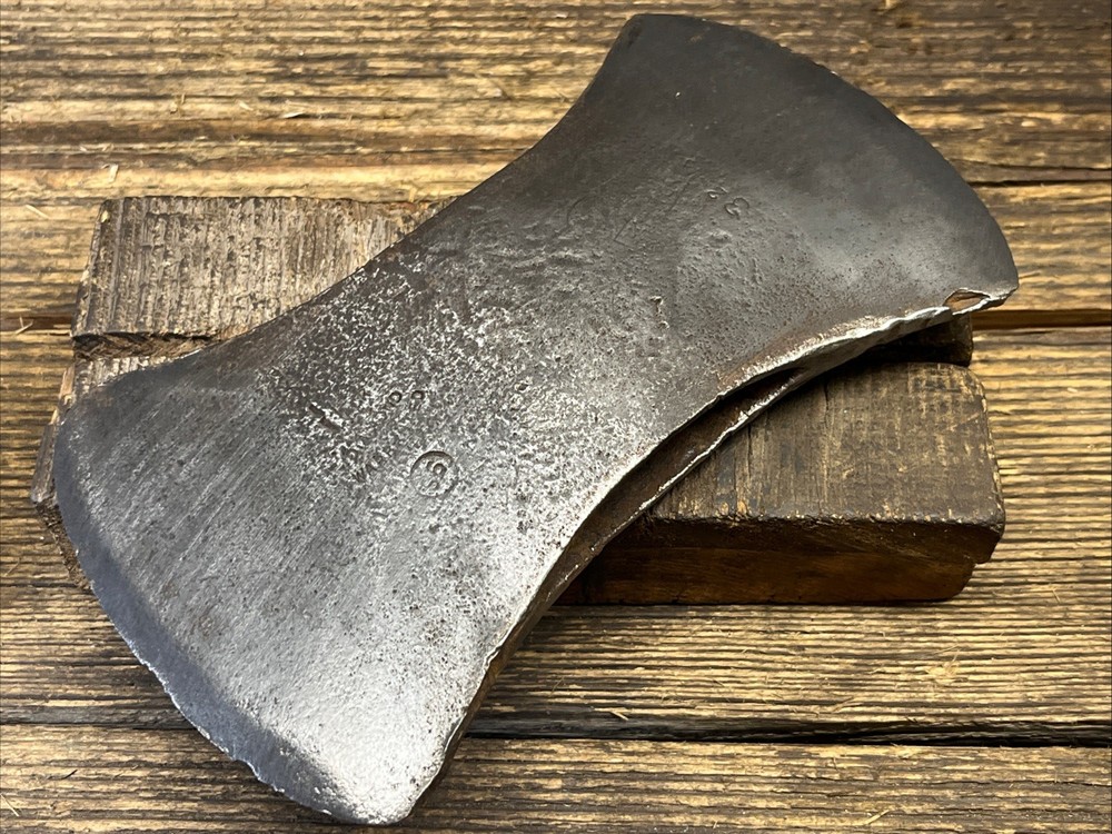 Antique Black Diamond Warrented HAND MADE Double Bit Axe - American Axe & Tool