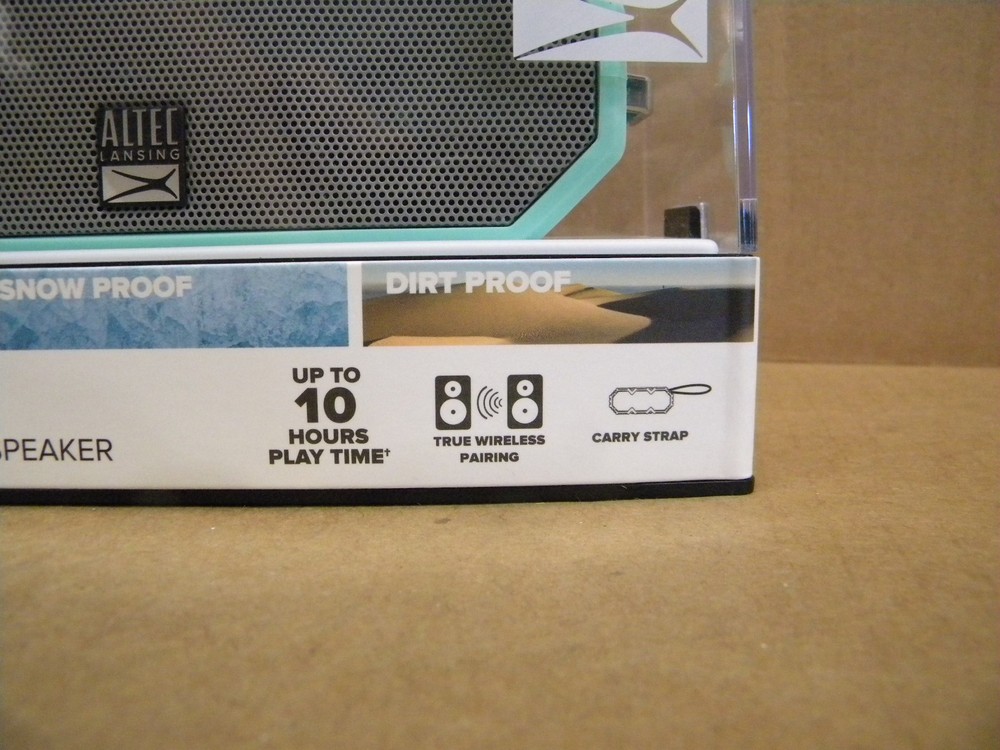Altec Lansing IMW449N Jacket H20 4 Rugged Portable Waterproof Bluetooth Speaker