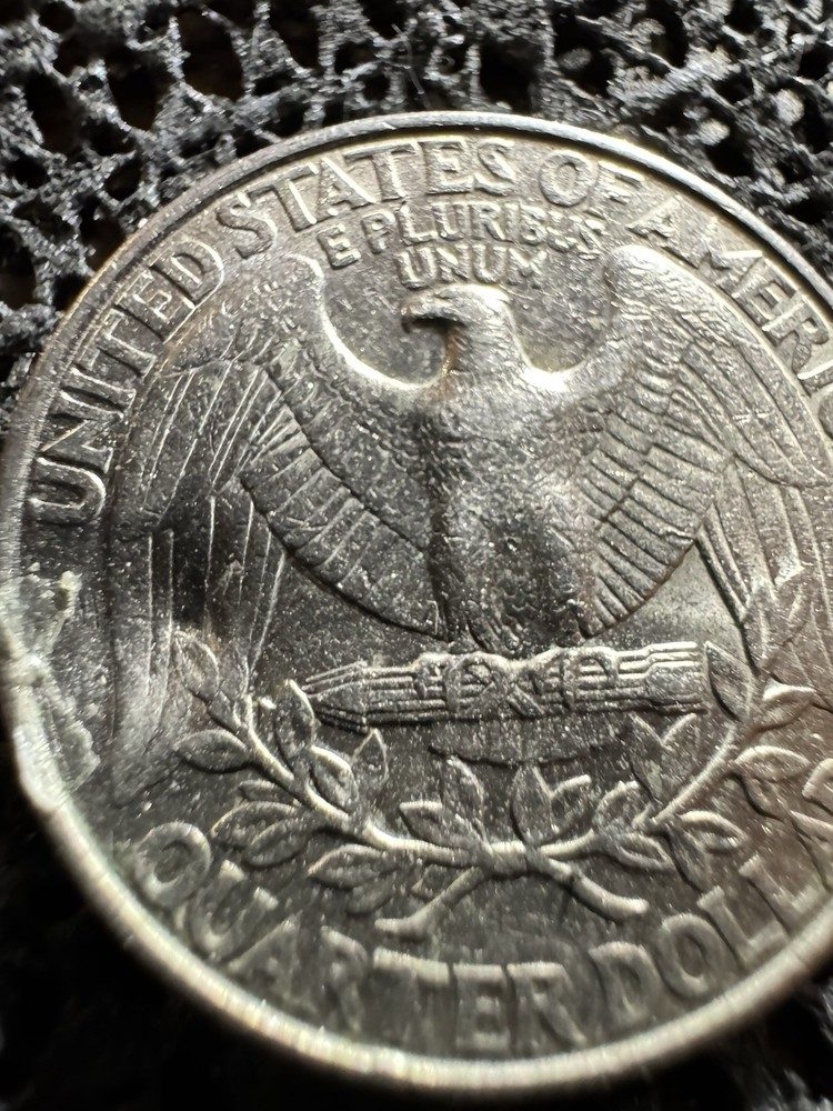 1997 Quarter With A Gas Bubble Air
