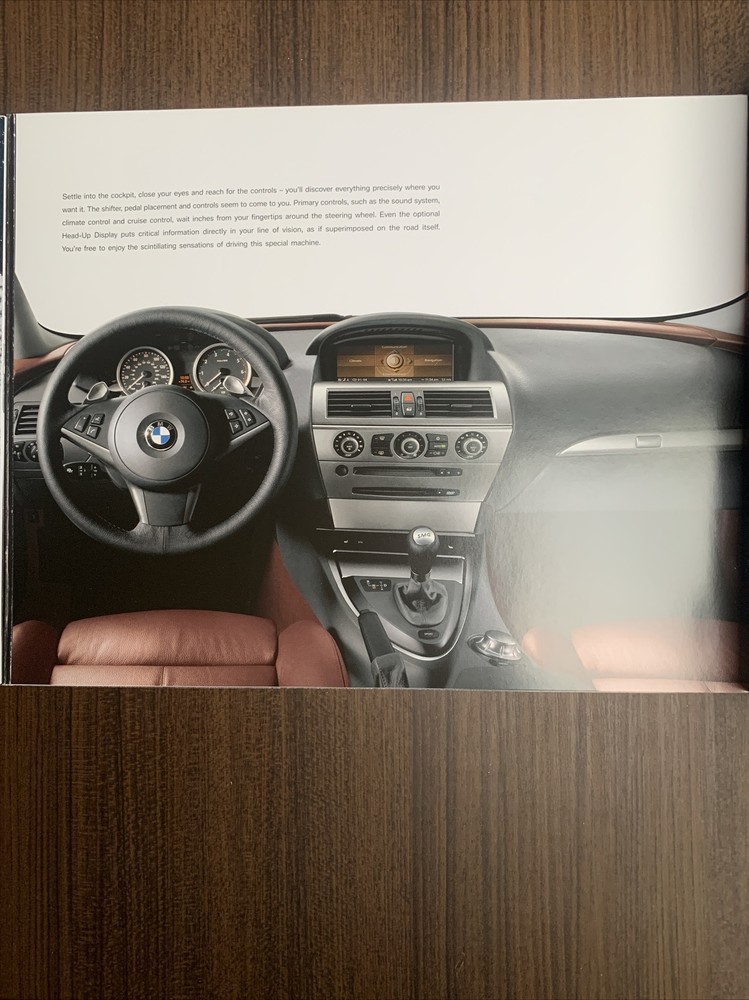2004 BMW 6 Series Coupe Brochure