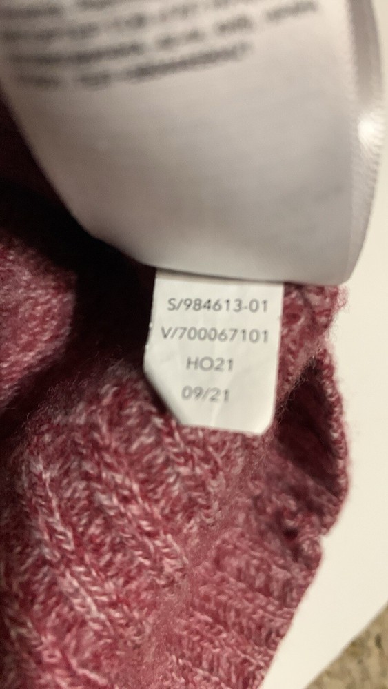 Athleta Vital V-Neck Sweater Cashmere Blend Tunic Pullover Women's Medium