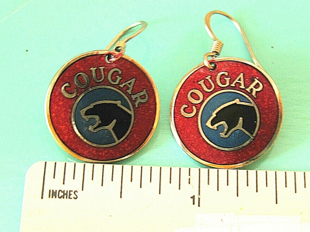MERCURY COUGAR - earrings , ear rings GIFT BOXED