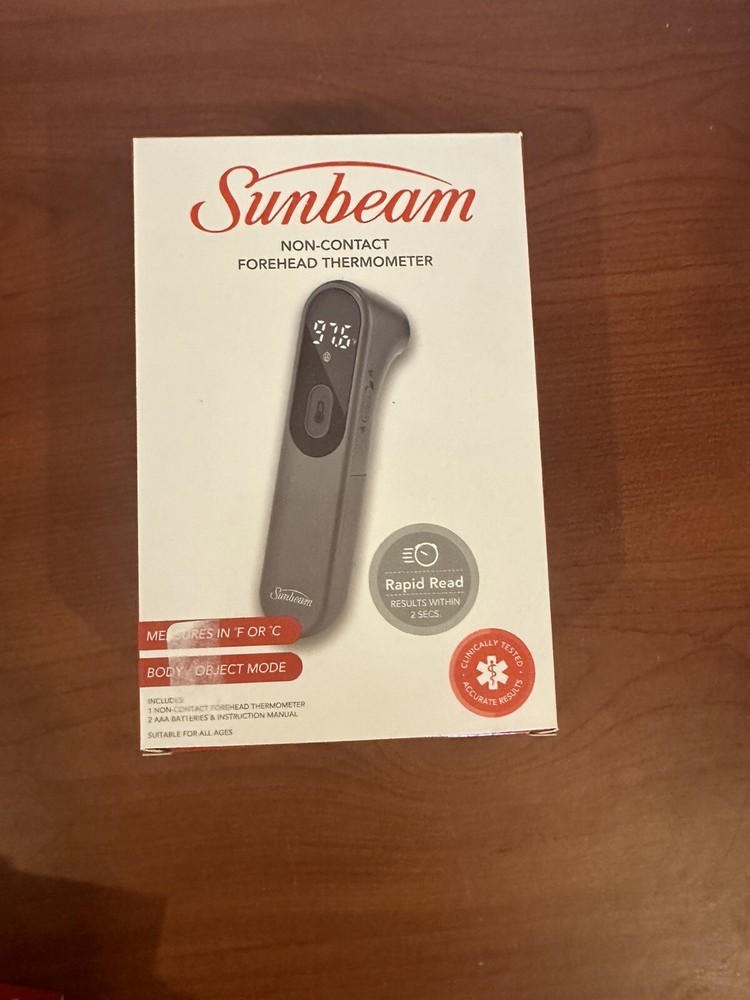 Sunbeam Infrared No Touch Forehead Thermometer