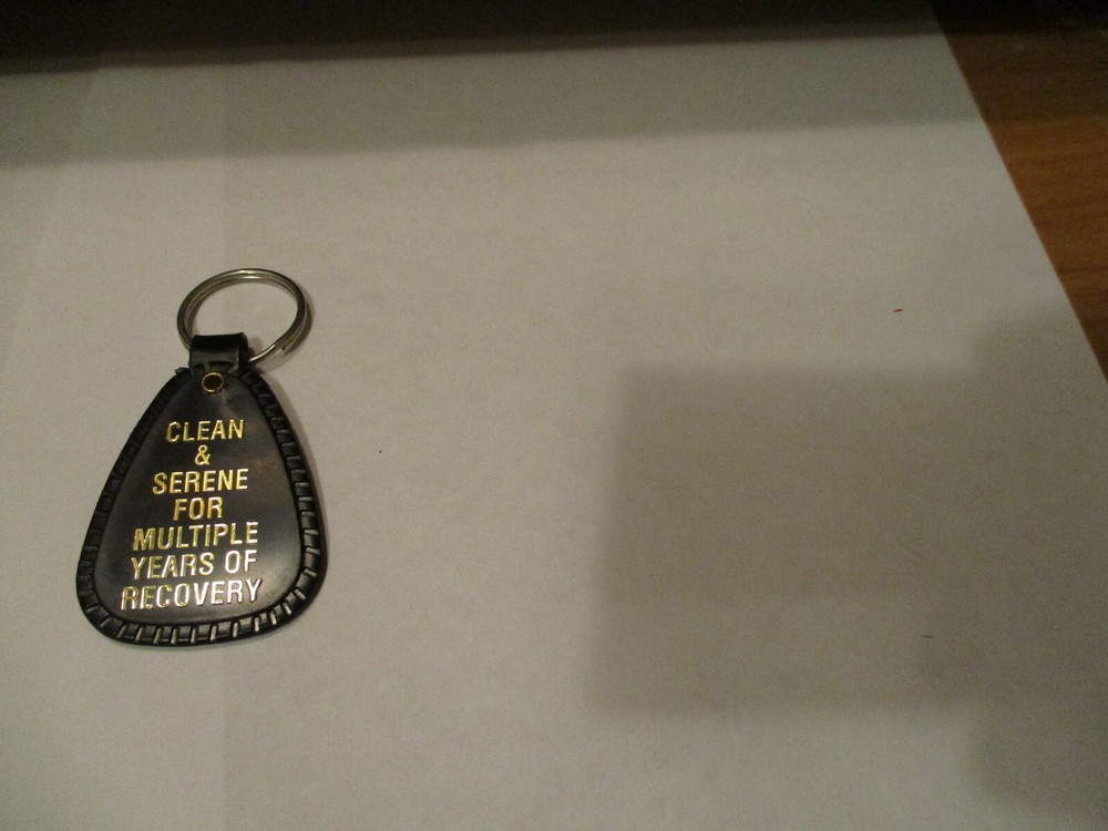 NA NARCOTICS ANONYMOUS KEY TAG CLEAN TIME - 2 YEARS/MULTIPLE YEARS