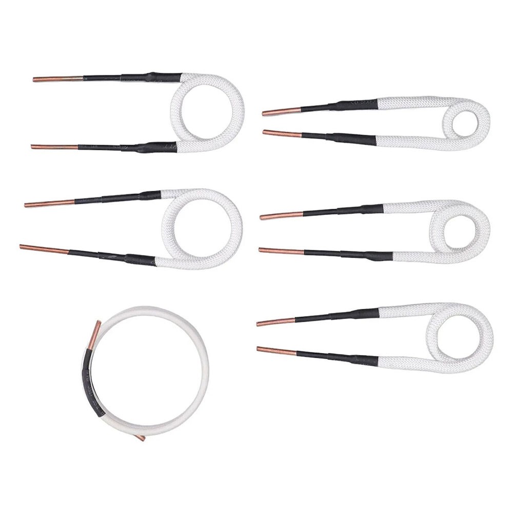 Tool Induction Heater Replacement Coil 3mm Brass Induction Coils Set 6 Piece