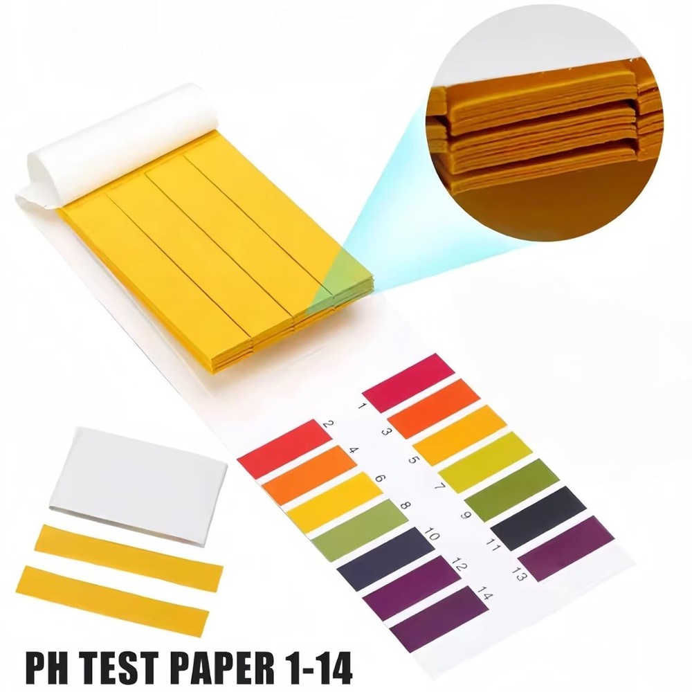 2-Pack pH Test Strips - Universal 1-14 pH Range Litmus Paper