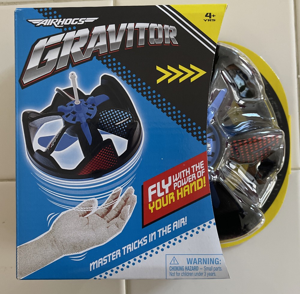 Spin Master (2021) Airhogs Wave-Control Technology Gravitor w Trick Stick———24