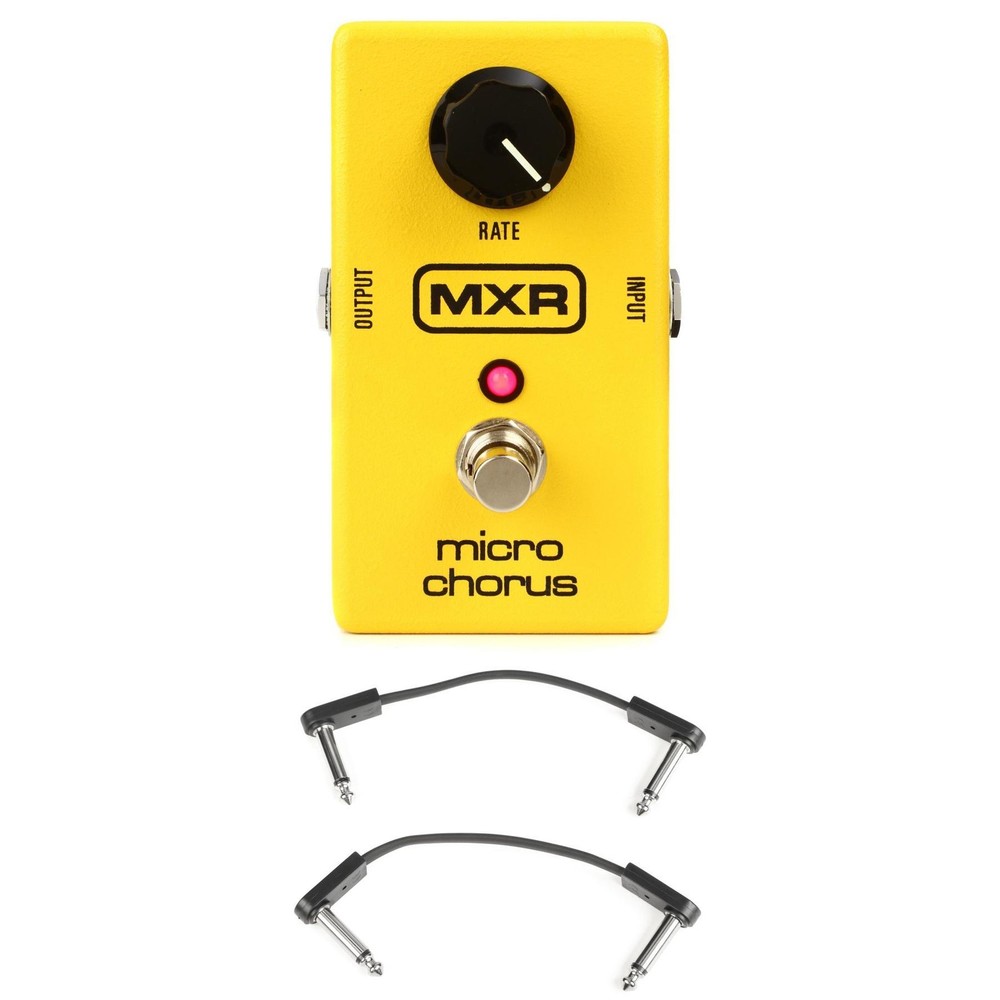 MXR M148 Micro Chorus Pedal with EBS Patch Cables